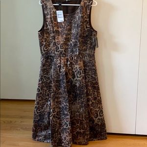 Animal Print Sleeveless Lafayette 148 Dress
